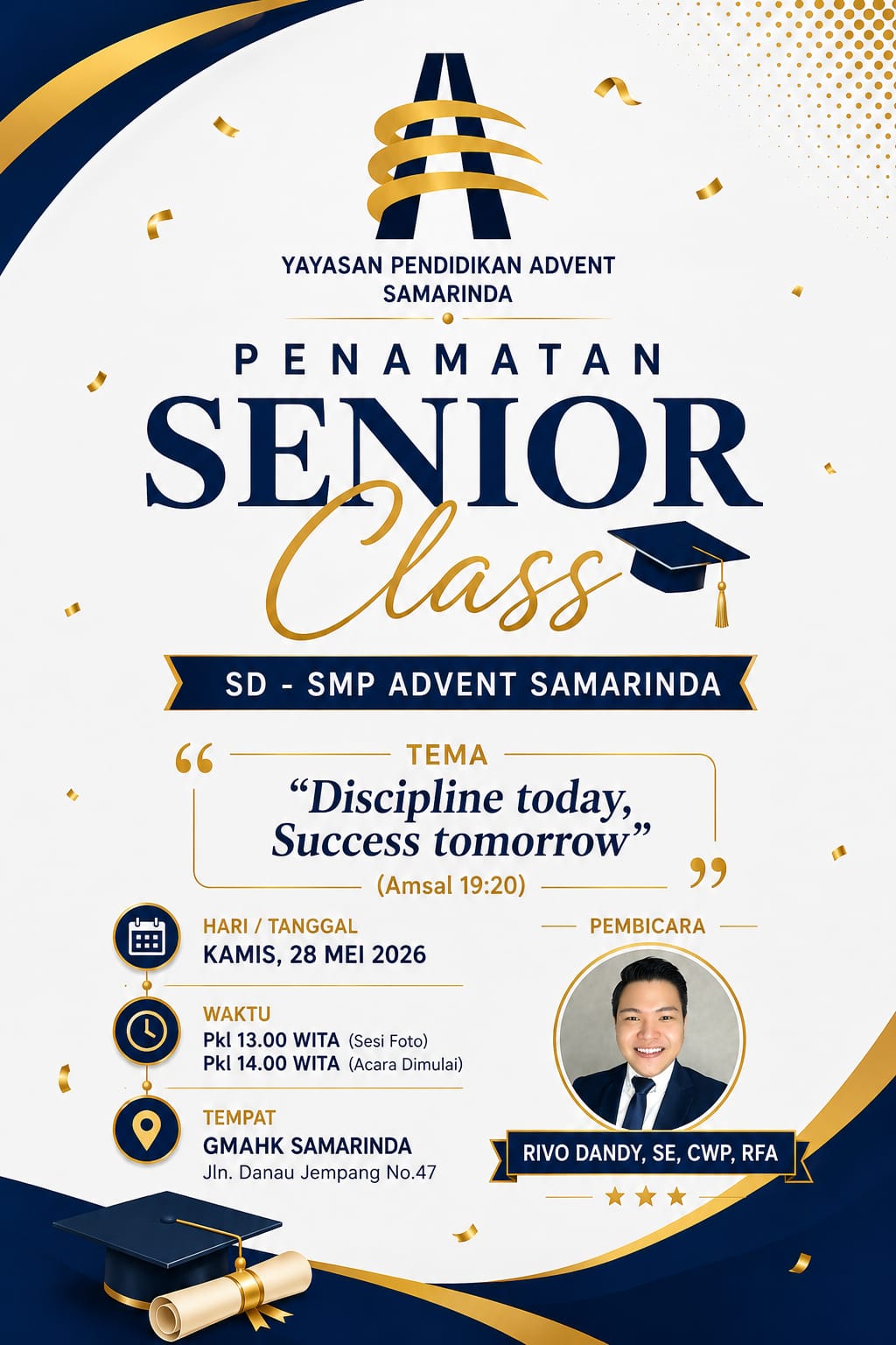 Penamatan Senior Class 2026 SD & SMP Advent Samarinda